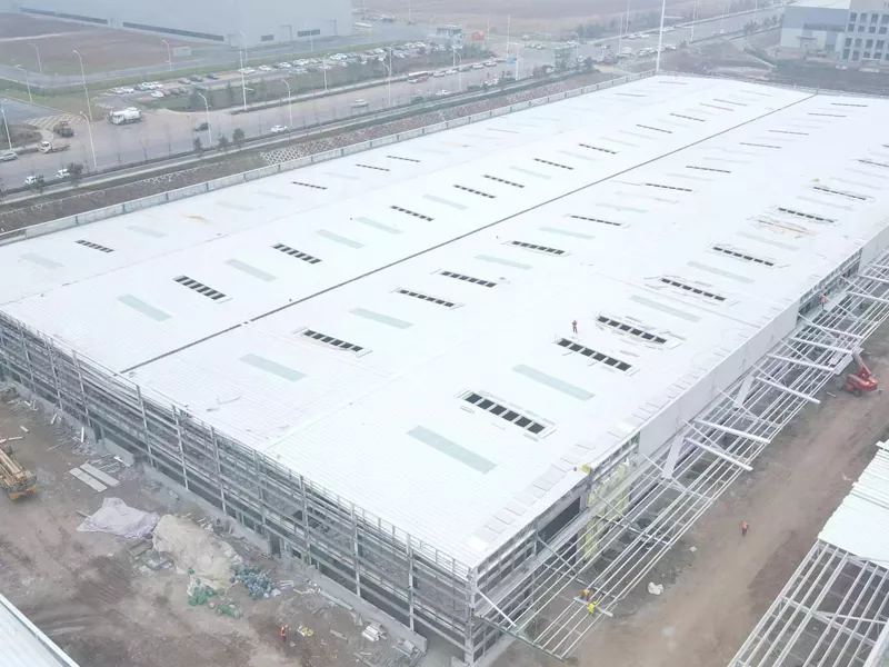 Dako nga Span Steel Steel Strukt Construction Constructih Panel Wall