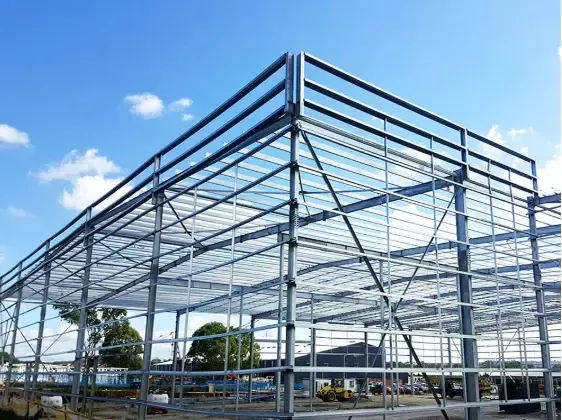 Praktikal ug matahum nga Prefab Metal Steel Building alang sa Warehouse