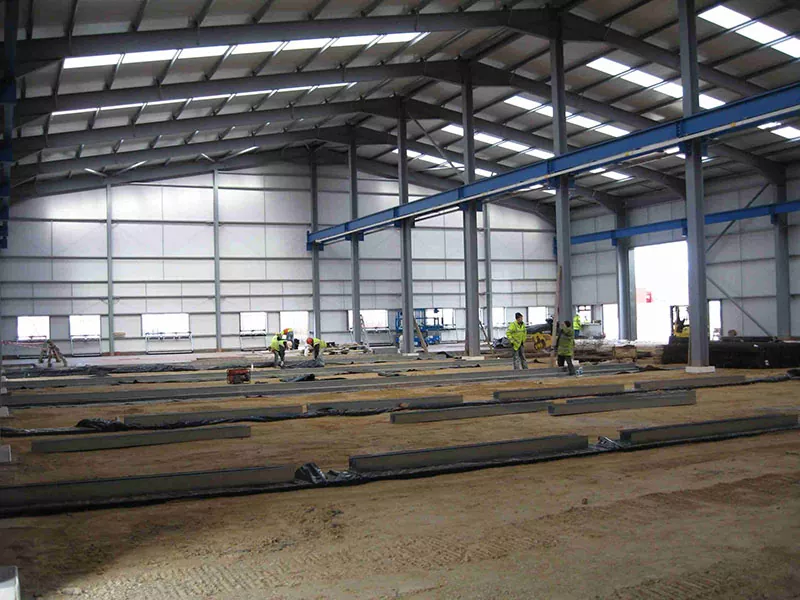 Praktikal ug matahum nga istruktura sa warehouse nga steel sa steel nga steel