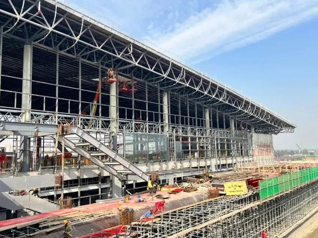 Prefabricated light steel Stract Train Station