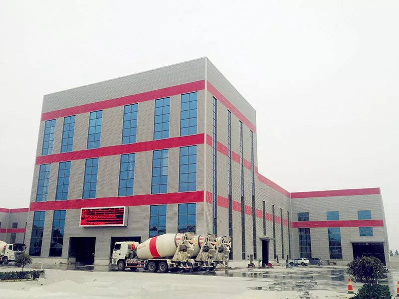 Prefabricated steel frame office building