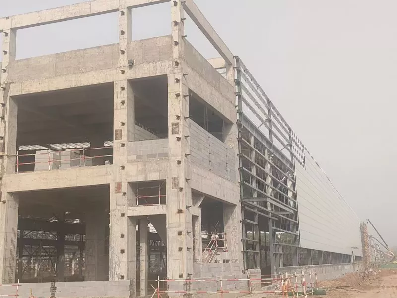 Pagtukod sa istruktura sa steel nga bodega